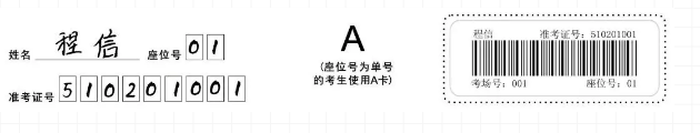 答题卡正确填写和粘贴条形码