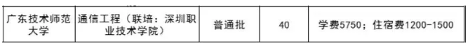 广东技术师范大学就跟深圳职业技术学院开展专升本联合招生